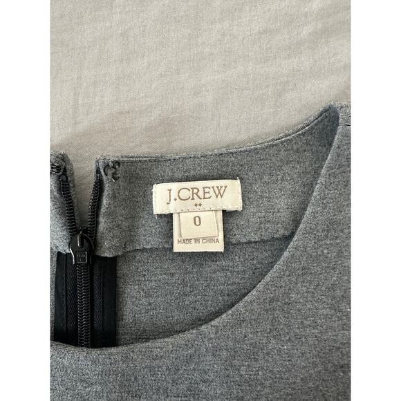 J. Crew Ponte Jersey Dress size 0 Black Gray - Picture 4 of 5